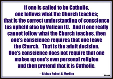 Be Catholic or Get Out