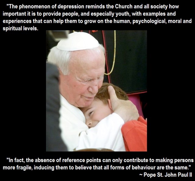 Depression Pope John Paul II