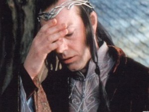 Facepalm Elrond