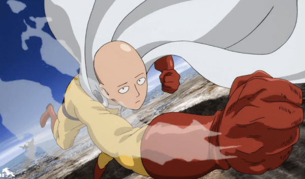 Saitama Flying Anime
