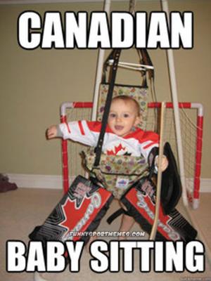 Canaday hockey babysitting
