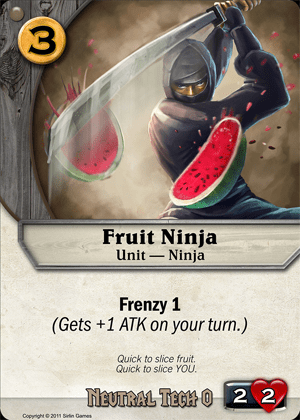 Fruit Ninja Codex Card Game