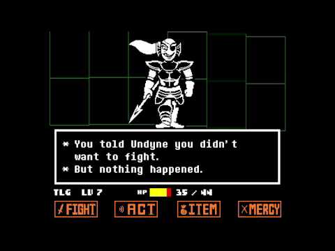 Undertale Undyne Fight