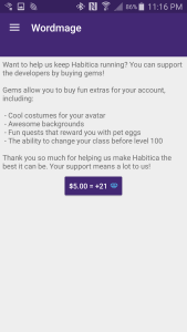 Habitica Gems