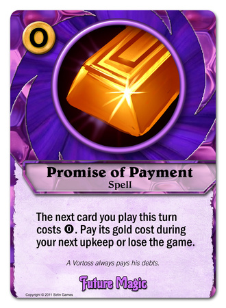 Codex Card Promise of Payment